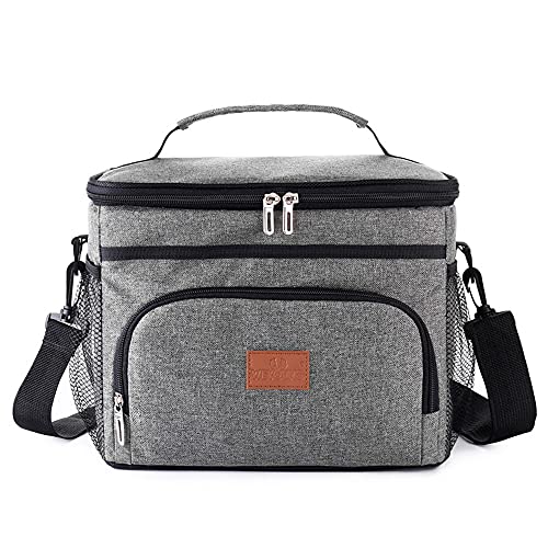 SHFAMHS Sac Isotherme, Grand Sac À Lunch Pliable Et Isolé Fourre-Tout Portable Étanche pour Camping/Barbecue/Famille en Plein Air Cover