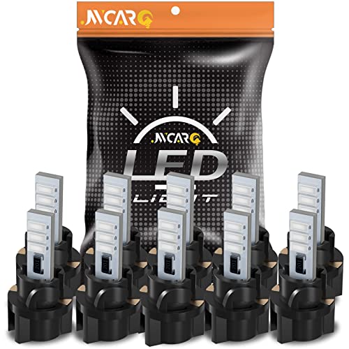 JWCARO Bombilla LED T5 Verde 37 LEDs Kit 10 Unidades miniatura 1