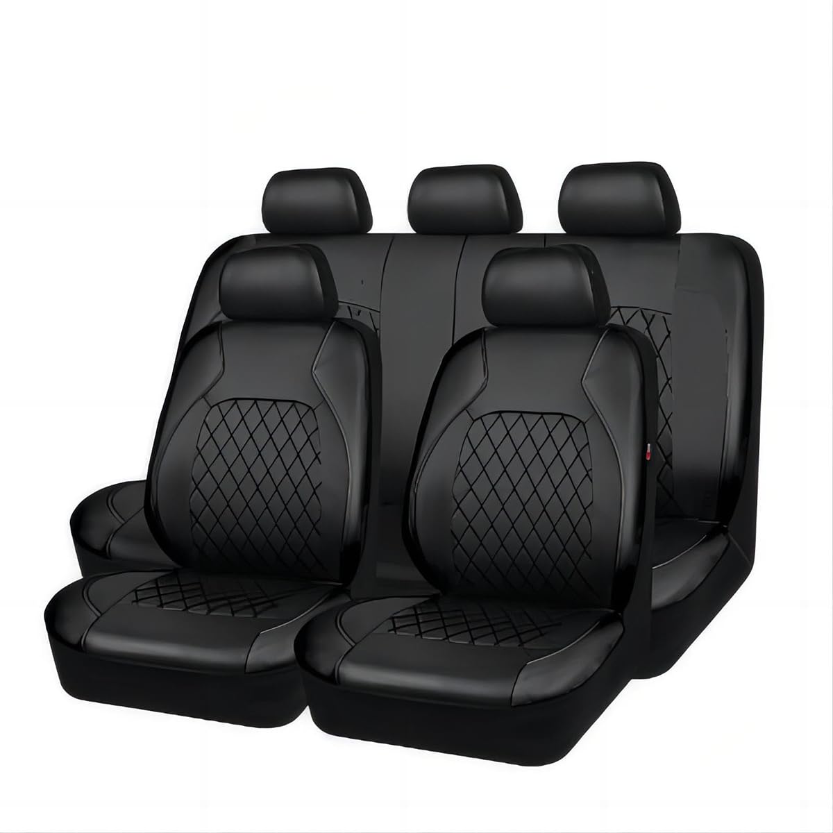 9 Piezas Fundas Asientos Coche para Renault Scenic y Megane - Cuero Protector Cubreasientos Impermeables Cómodo - Seat Cover Interior Accesorios
