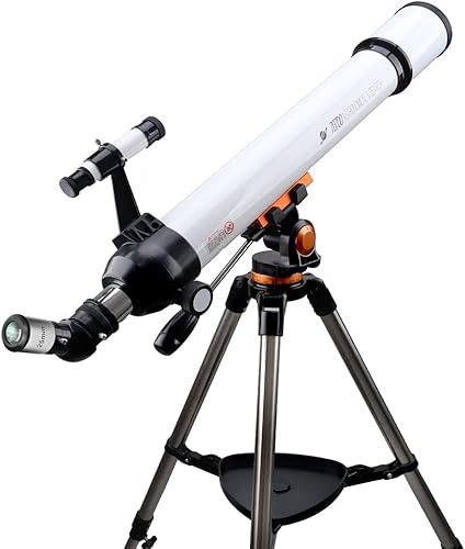 Miniatura 4 de Telescopio de apertura de 2.756 in y longitud focal de 27.559 in - Telescopio refractor de astronomía profesional para principiantes - con soporte
