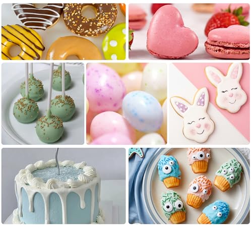 Fettlösliche Lebensmittelfarbe 55g, Weiß Ölbasis Lebensmittelfarben für Schokolade, Fondant, Macaron, Tortendeko, Konzentrierte Oil Based Food Coloring zum Backen, Kochen, Zuckerguss, Cupcake