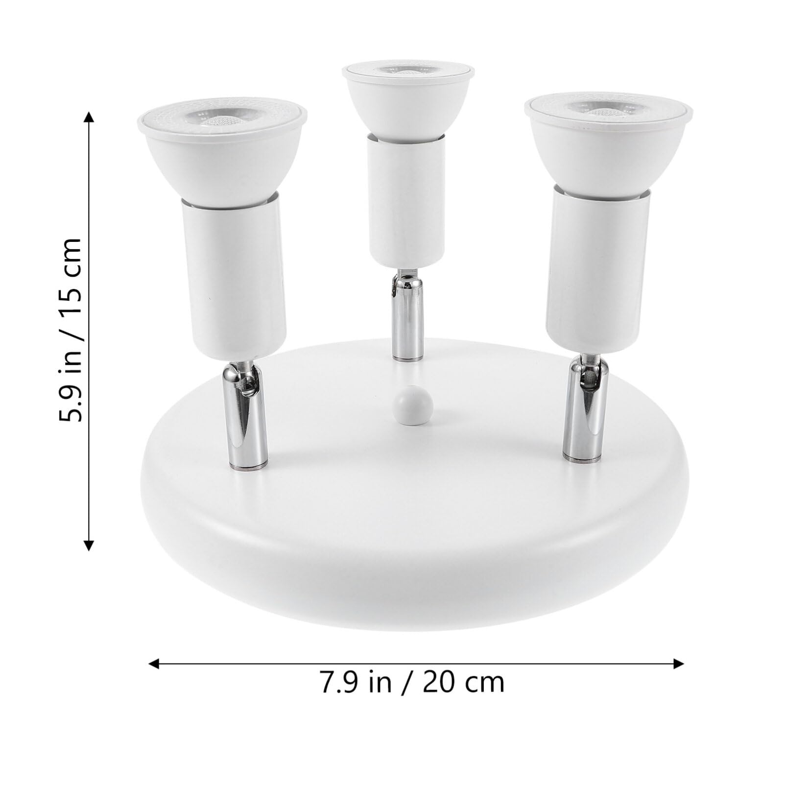 OSALADI Adjustable Ceiling Light Fixture Dimmable Decorative Spotlights for Indoor Use Modern Flush Mount Lighting for Living Room Bedroom and Hallway