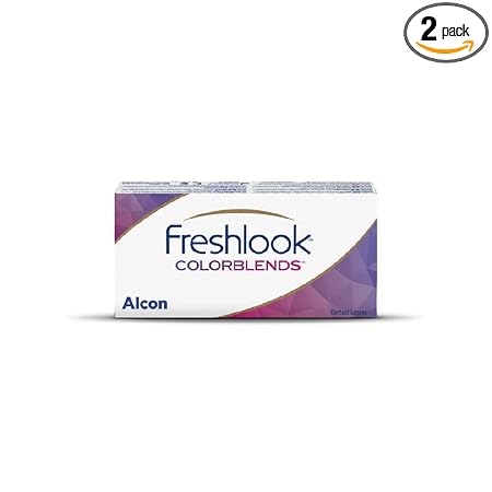 Freshlook Colorblends - Monthly Color Contact Lenses (-00.00, Green, Pack of 2) | From Alcon