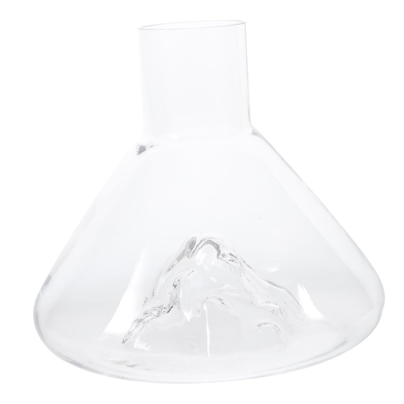 Unomor Glass Wine Decanter Quick Aerator for Wine Dispenser Elegant Decanter for Home Bar Supplies