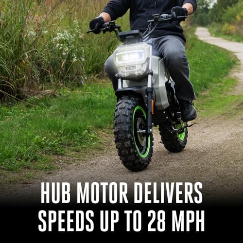 Image of EGO POWER+ Battery Powered Electric Mini Bike, 28 MPH, Includes (2) 56V 7.5Ah Batteries and Charger - MB1005-2