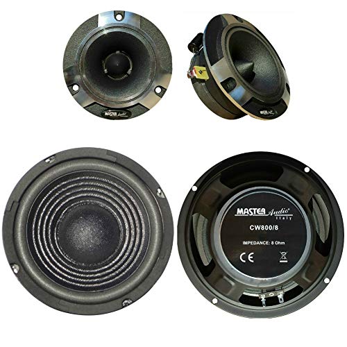 Woofer Master Audio CW800/8 - Altoparlante 20 Cm 150W RMS, 8 Ohm, Per Auto O Casa, Cono In Cellulosa - Foto 7