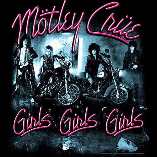 Motley Crue Girls Girls Girls Womens Rocker Tank Top Sleeveless Classic Rock Graphic Tees2