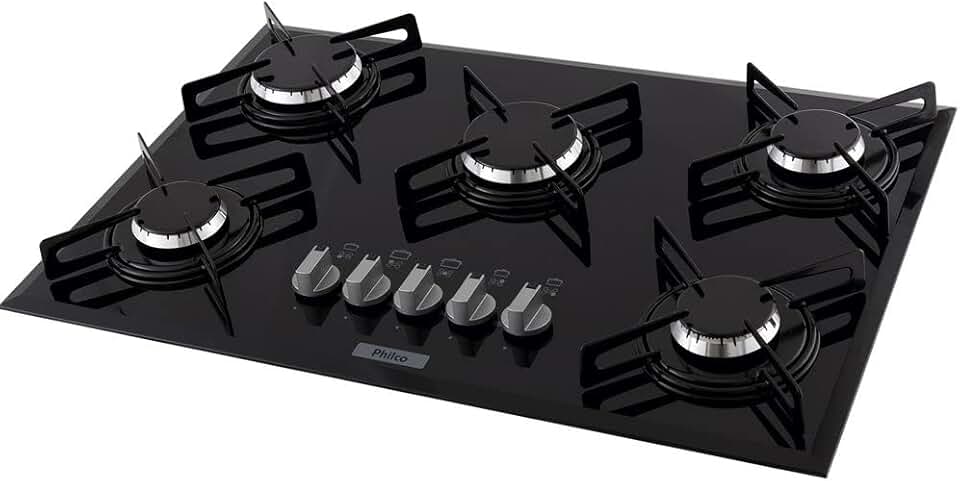 Cooktop a Gás Philco 5 Queimadores Cook Chef Bivolt