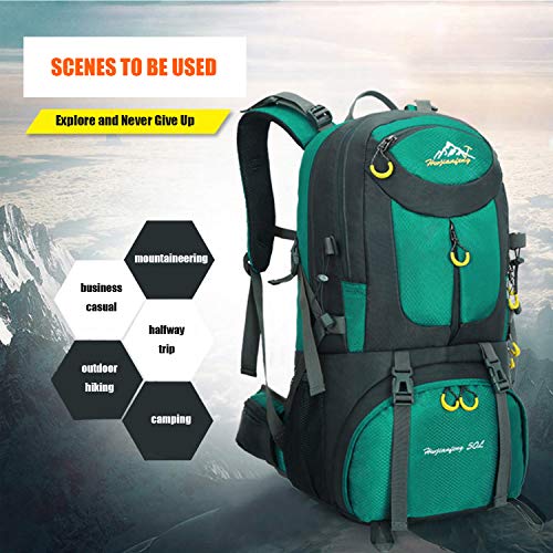 Mochila de viaje ligera plegable 50 L negra miniatura 3