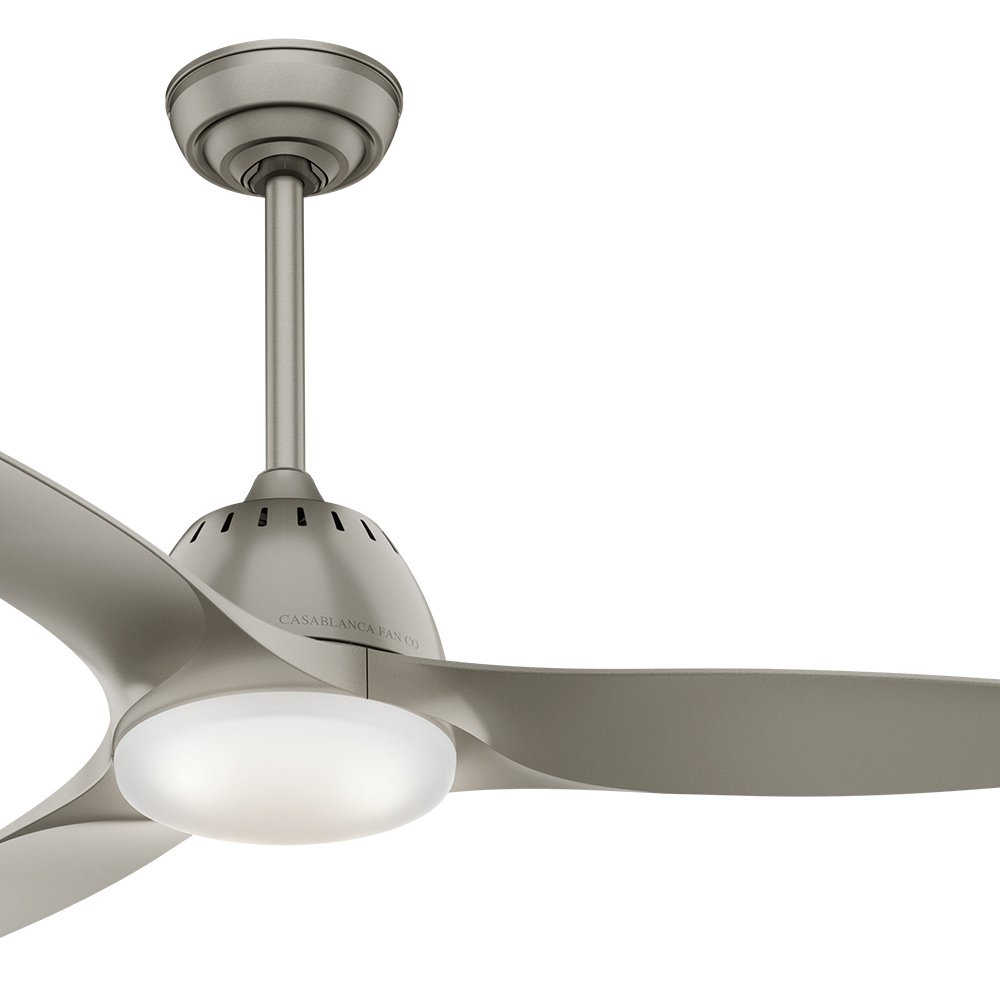 Casablanca Fan 44 Inch Contemporary Ceiling Fan with LED Light in Pewter (Renewed)