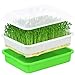 ZoneYan Seed Sprouter, Plateau de Germination de Graines, Plateau de Germination Haricot, Plateau de Graines, Germination Plateau, Seed Trays avec Plaque de Plantation, Vert
