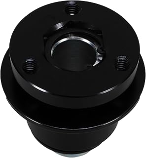 Cabilock Dispositivo De Liberación Rápida para Montaje En Coche De Fibra De Carbono Volante Liberación Rápida Universal Modificación Repuesto Aleación De Aluminio Color