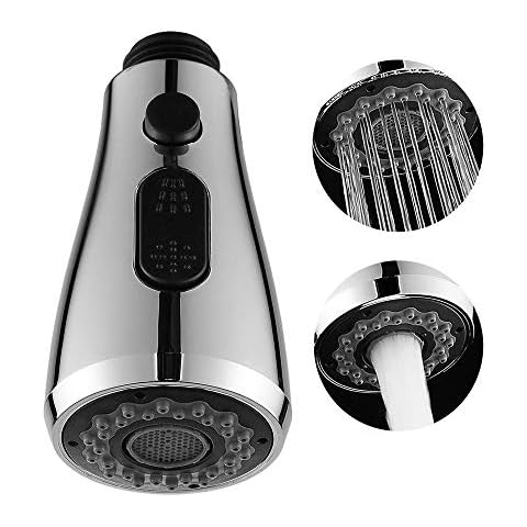 Amasawa Cocina Grifos Multifunción con 2 Ajustes de Pulverizador y Acabado Cromado Universal G 1/2 Cover