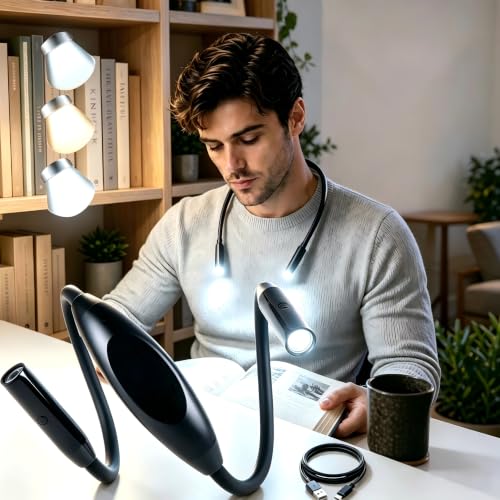 Yeelight 5V 1000mAh 40-Lumen Portable Neck Mount Reading Light $7.99