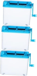TEHAUX 3 Peças Trituradora De Arquivo Mini Trituradora De Mesa Trituradora Para Escritório Doméstico Tira Trituradora De Papel Mini Trituradora Manual Pequena Trituradora De Documentos