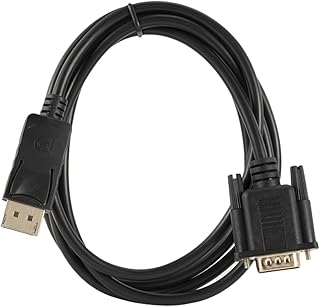 CAXUSD Conversion Cable to Displayport Adapter Displayport to Cable Displayport to Adapter Displayport to Cord Monitor Adapter Vga Cable to Vga Gilded Copper Core Cable