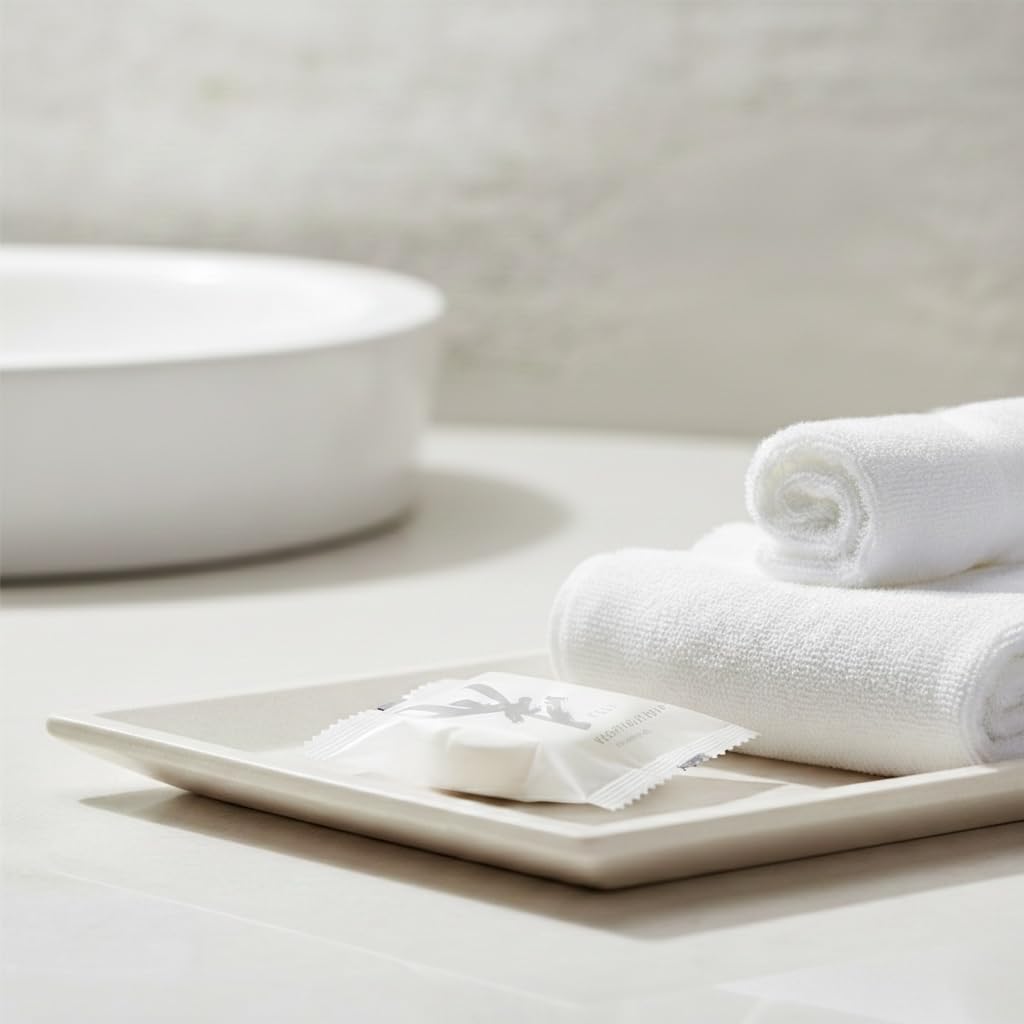 Saponetta Cortesia Hotel 20 g – Sapone Vegetale Idratante, Delicato, Profumato – Per B&B, Agriturismi, Hotel – Pelle Morbida, Pulita e Rigenerata (100)