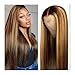 caihuashopping Perruques Principales Perruques Avant Lacets Remy Peruvian Hair 13x4 Perruque Frontale Perruque Perruque 12-30 Pouces Miel Blonde Blonde Blonde Handle Wag Perruque Extensions Cheveux
