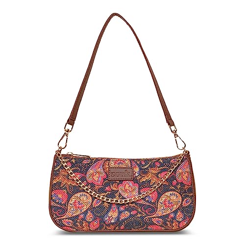 Image of ZOUK Women's Handcrafted Vegan Leather Casual Mini Shoulder Bag