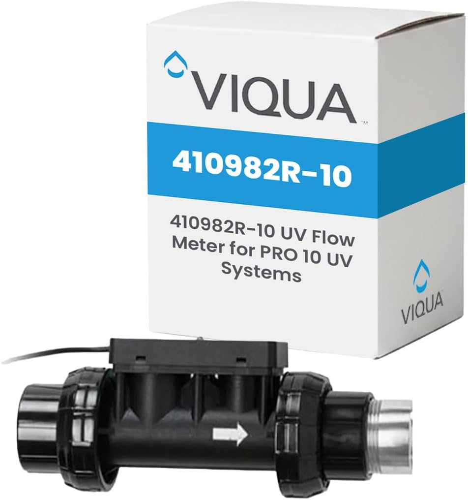 VIQUA 410982R-10 UV Flow Meter Replacement Sensor Genuine OEM for UVMAX Pro10 Series Whole House UV Water Systems Flow Rate Monitoring Component