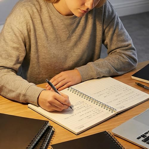 Carnet à spirale ligné A5 pour ne plus perdre vos notes professionnelles importantes