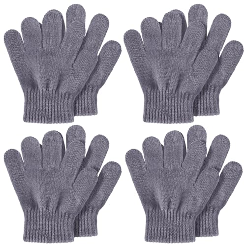 SATINIOR 4 Paar Winter Kinderhandschuhe Kinder Stretch...