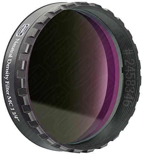 Baader Planetarium2458346 finely polished MC grey filter (1¼ inch, neutral density: 3, transmission: 0.1%).