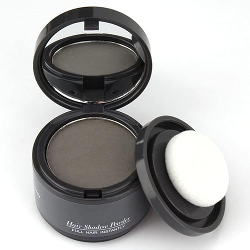Polvo de línea capilar gris tinte de raíz de cabello sombra de color de cabello instantáneo raíz de cabello gris retoque de cabello polvo de cabello