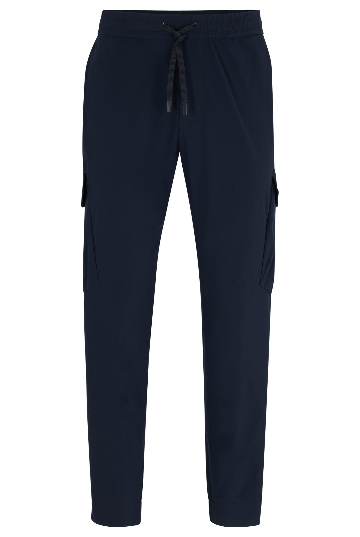 BOSS Herren T Urbanex-CargoLight Tapered-Fit Hose aus bügelleichter Stretch-Popeline