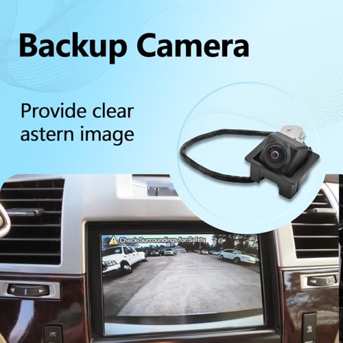 Image of 23171840 Backup Camera Replacement Compatible with Cadillac CTS /CTS-V Sedan 2011-2014 Replaces 42389646 95407397 23291201, Rear Reverse Park Assist Camera, Rear View Camera