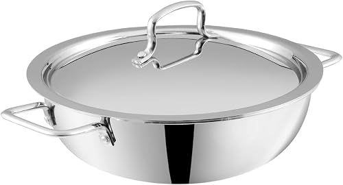 Best for durability and everyday use: Vinod Platinum Stainless Steel Kadai