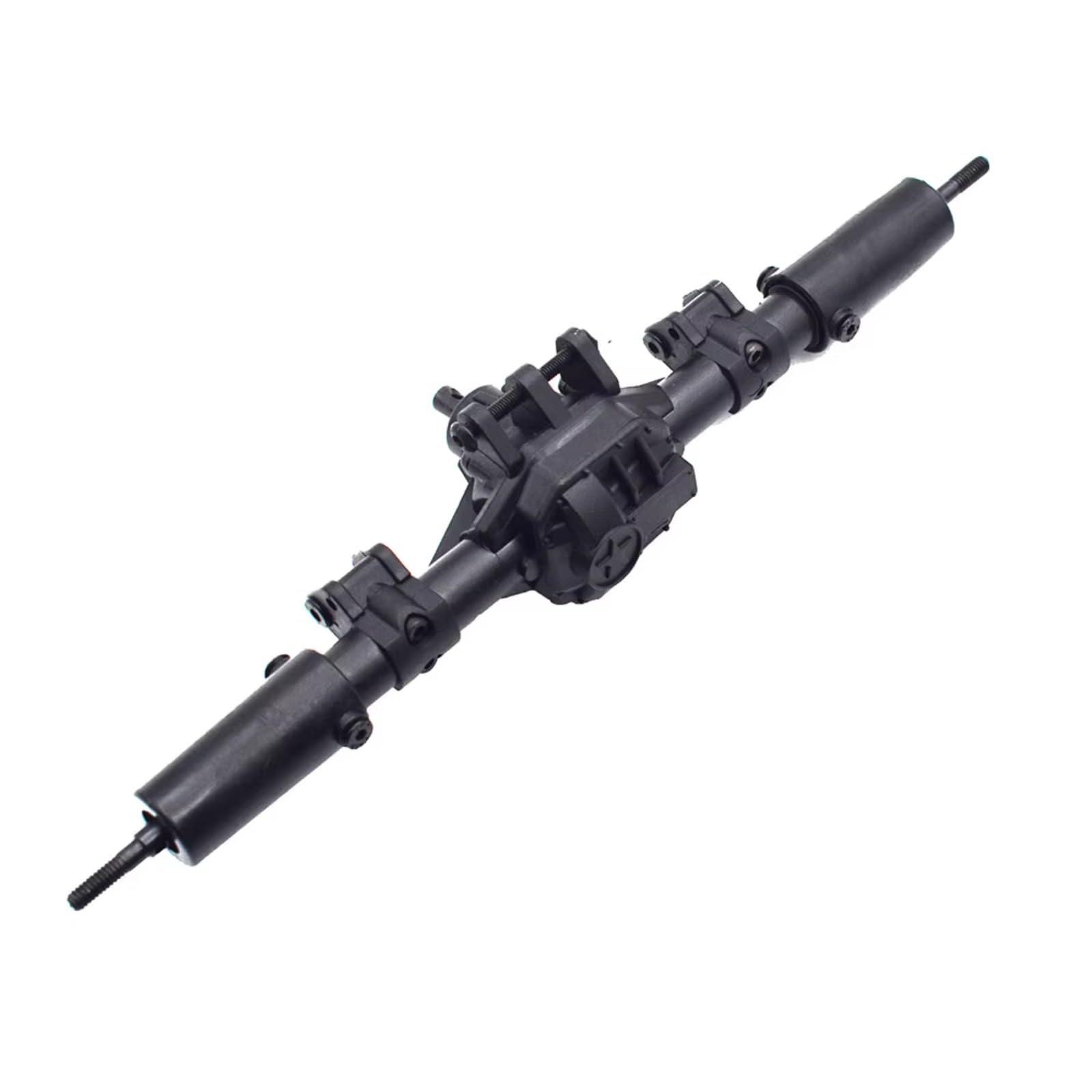 Compatible con Axial para SCX10 II 90046 90047 1/10 Piezas De Actualización para Coche RC Crawler, Accesorios, Eje Delantero Y Trasero Recto Completo Piezas