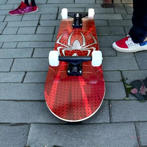 Skate Infantil Semi Profissional Juvenil Montado Completo Radical Skateboard Criança Shape com Lixa