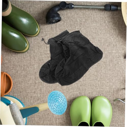 Cubiertas para zapatos ULTECHNOVO XL antideslizantes para lluvia, protectores reutilizables para adultos, ligeros y fáciles de poner para uso al aire libre miniatura 6