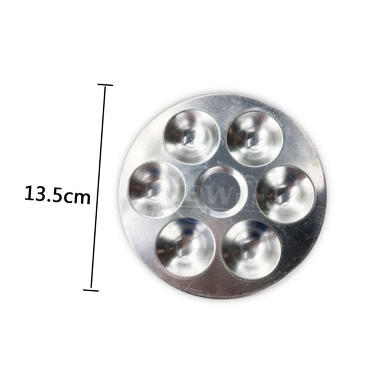 STOBOK 12stücke Aluminium Malpalette Mit Löchern Tragbare Aquarell Mischpalette Für Künstler Rostfreies Design Für Einfache Anwendung Und Aufbewahrung Für Öl Und Aquarellfarben