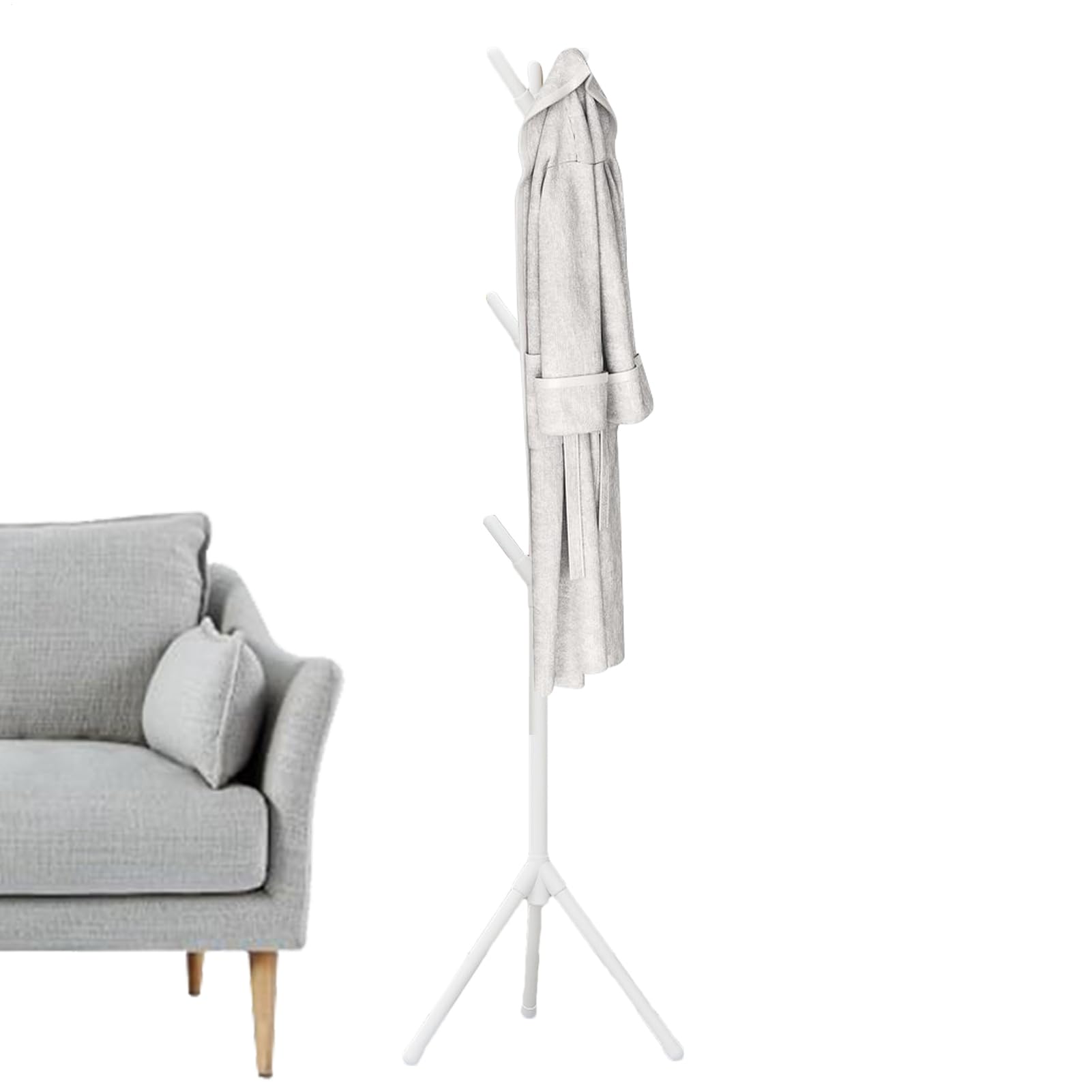 Porte-chapeaux et cintres en arbre autonome design pour entrée et chambre