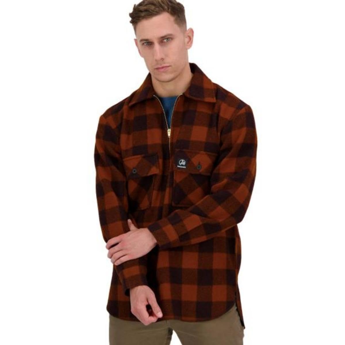 SwanndriRanger Bush Shirt Cedar Check XL Brown XL Brown