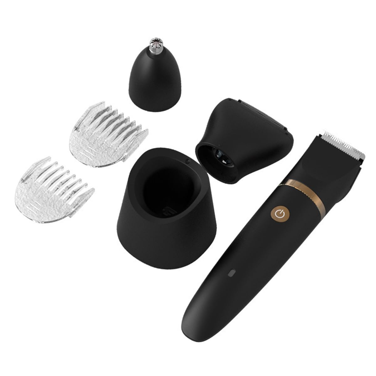 Alide Recortadora corporal Manscape 3 en 1 para hombre, resistente al agua IPX7, recargable, con 2 peines, recortadora indolora de vello nasal.