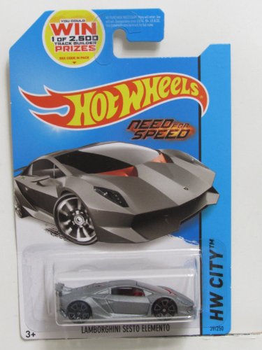 Hot Wheels 2014 Hw City Necesidad de velocidad - Lamborghini Sesto Elemento