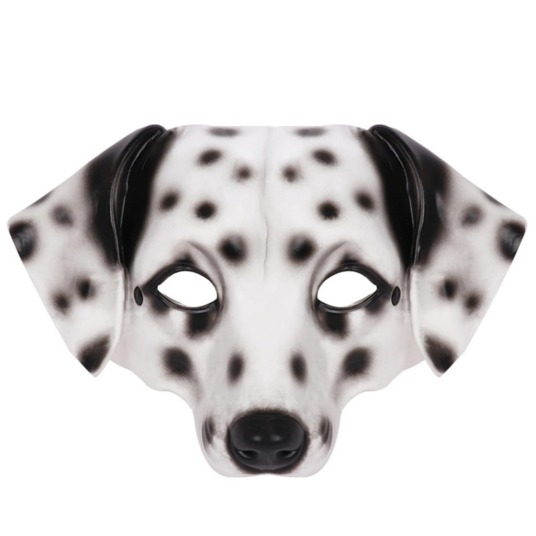 L'VOW Spotted Dog Full Face Mask Funny Adult Halloween Party Masquerade Realistic Costume — image 1