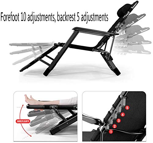 Tumbona para el dolor de espalda con sillón reclinable portátil 4