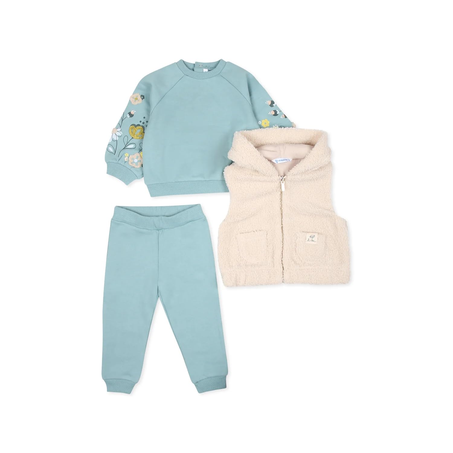 Mayoral Chandal Chaleco 3 Piezas para bebé niña 18 Meses (86cm)
