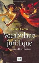 Download Vocabulaire juridique PDF