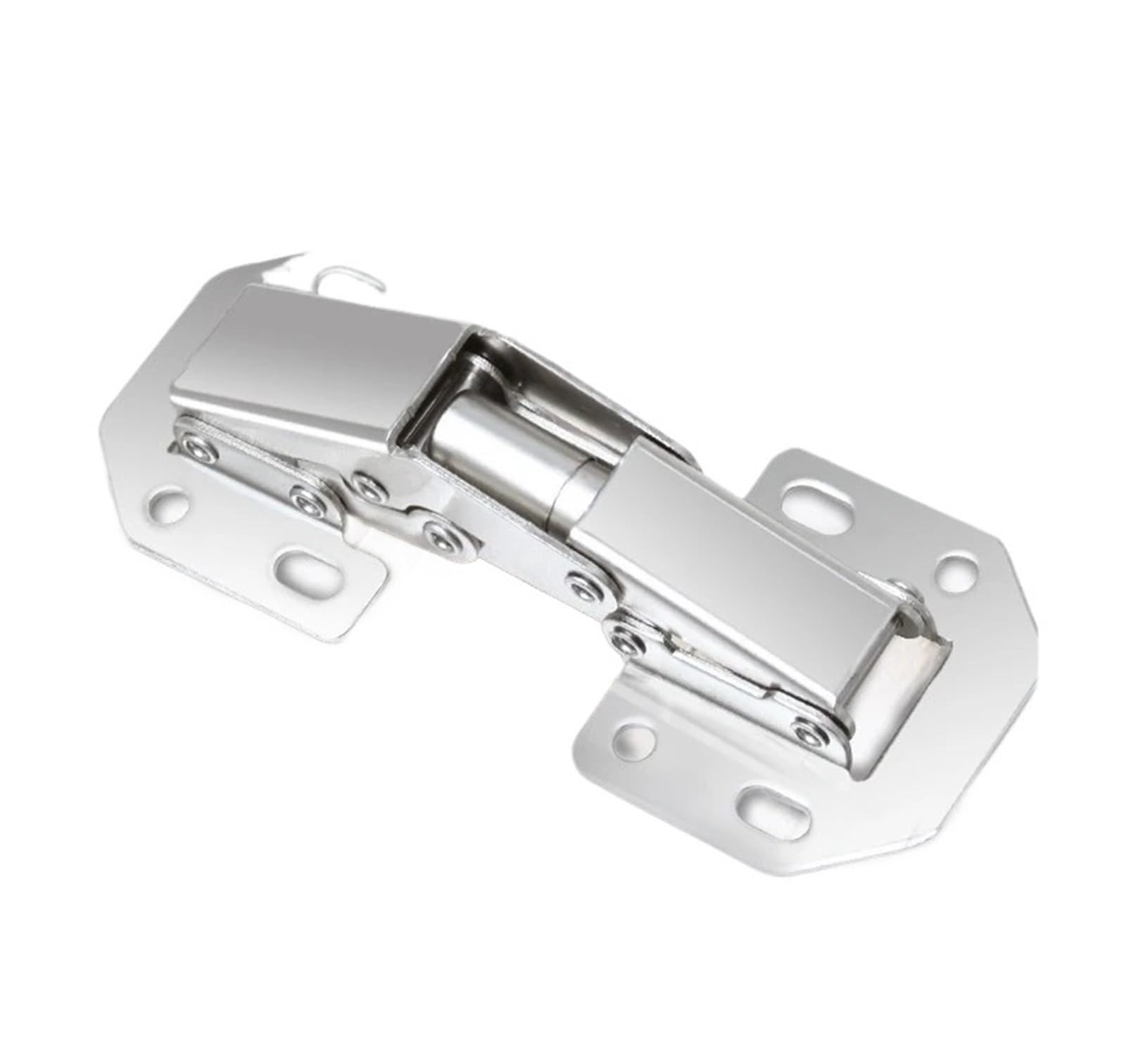 1-30Pcs Stainless Steel Hinge Cabinet Hinges Cupboard Door Doors Frameless Concealed(30Pcs)