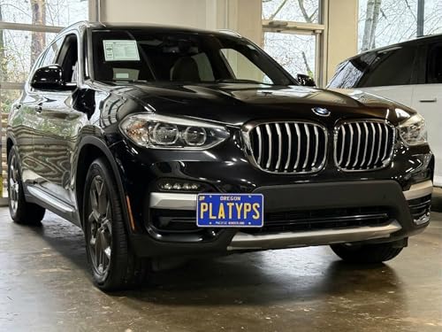 Image of CravenSpeed Platypus License Plate Mount Compatible with BMW X3 2018-2024 [G01] | No Drilling | Installs in Seconds | Made of Stainless Steel & Aluminum | Made in USA
