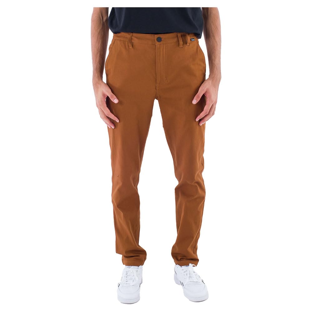 Hurley Men's Icon Straight Pant, Euro Brown, 30