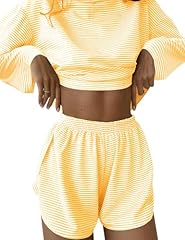 A-yellow White Striped