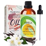 Vanilla Essential Oil Organic Plant Natural 100% Pure Vanilla Oil for Diffuser Cleaning Home Bedroom Perfumes Humidifier Soap Candles 100ml 1 Pack
