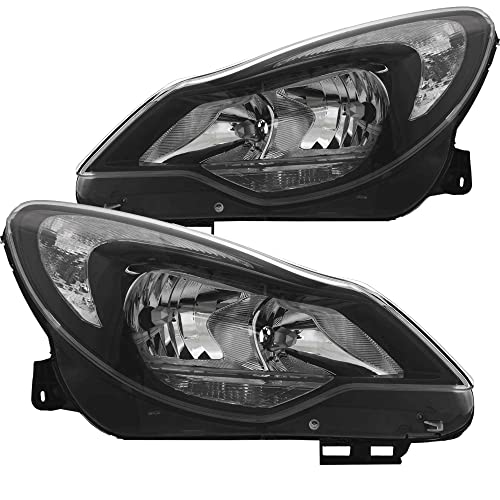 Halogen Scheinwerfer Frontscheinwerfer für Set CORSA D Bj. 01/11->> H7 H1