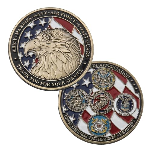 ARNUDOM Liberty Eagle US Army United States Marine Corps Coast Guard Military Navy Air Force...
